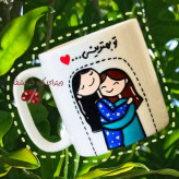 ماگ ( جعبه کادویی رایگان) هدیه قابل سفارش برای تمامی مناسبت ها ولنتاین تولد