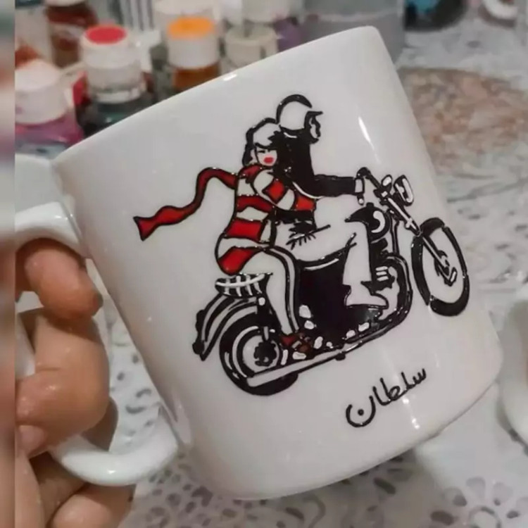 ماگ ( جعبه کادویی رایگان) موتور بازا هدیه عاشقانه خرید ماگ ( جعبه کادویی رایگان) - لیوان