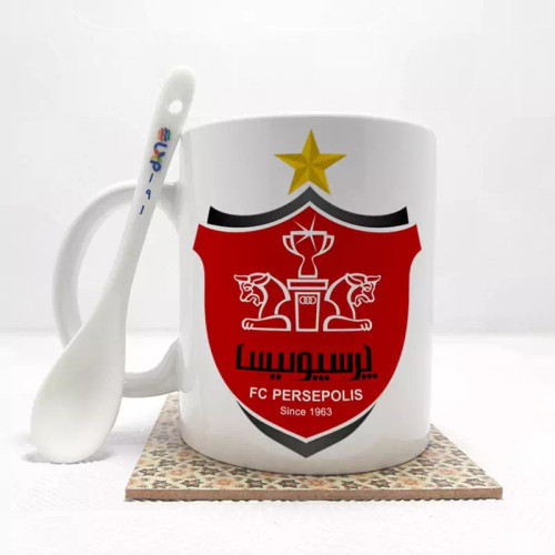 ماگ ( جعبه کادویی رایگان) پرسپولیس بدون .،زیر لیوانی . کد 191