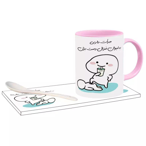 ماگ ( جعبه کادویی رایگان) جرات داری اسم غزال ، . .