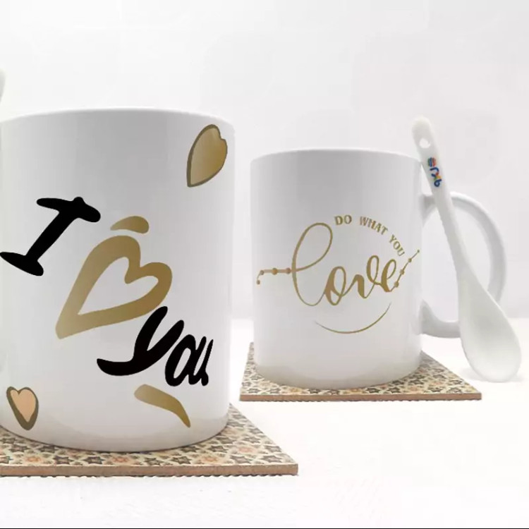 ماگ ( جعبه کادویی رایگان) عشقlove بدون .،زیر لیوانی . کد 248