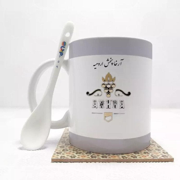 ماگ ( جعبه کادویی رایگان) لوگو آرخاپخش ارومیه کد 259