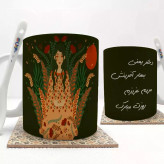 ماگ ( جعبه کادویی رایگان) روز دختر (تمام نام ها موجود است-امکان تغییر متن وجود دارد) بدون .،زیر لیوانی . کد 311