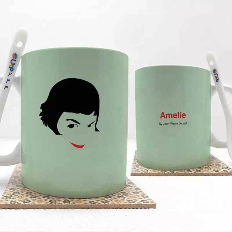 ماگ ( جعبه کادویی رایگان)   Amelie   بدون .،زیر لیوانی  . کد 244
