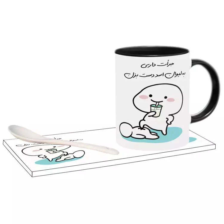 ماگ ( جعبه کادویی رایگان) جرات داری اسم اسد ، . .