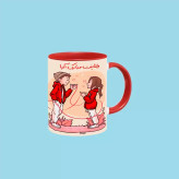 ماگ ( جعبه کادویی رایگان) ولنتاینت مبارک اسم آنیا ، . .