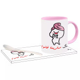 ماگ ( جعبه کادویی رایگان) دختر کلاه بسر اسم سارینا ، . .