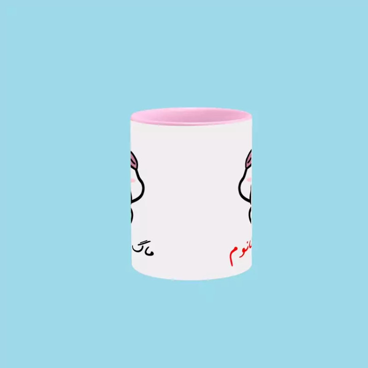 ماگ ( جعبه کادویی رایگان) دختر کلاه بسر اسم هستی ، . .