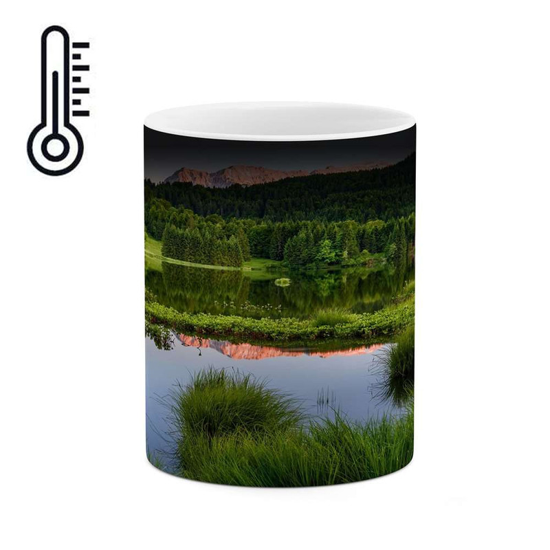 ماگ ( جعبه کادویی رایگان)  حرارتی   طبیعت کد mgh10720