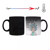 ماگ ( جعبه کادویی رایگان) حرارتی ریک و مورتی کد 400365