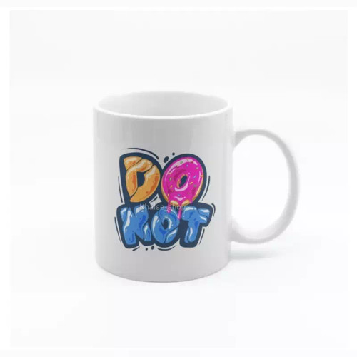 ماگ ( جعبه کادویی رایگان) دونات (do not)