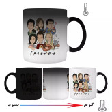 ماگ ( جعبه کادویی رایگان) حرارتی فرندز کد 400266