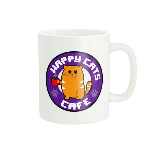 ماگ ( جعبه کادویی رایگان) Cats Cafe کد 217