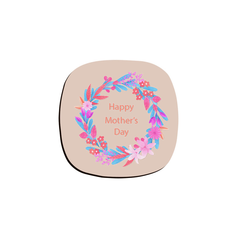 زیر لیوانی ترمه طراحان ایده مدل happy mothers day کد cfp1821