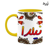 ماگ ( جعبه کادویی رایگان) اسم نیلدا سنتی گل و بته کد mgh48178