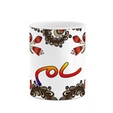 ماگ ( جعبه کادویی رایگان) اسم سام سنتی گل و بته کد mgh45508