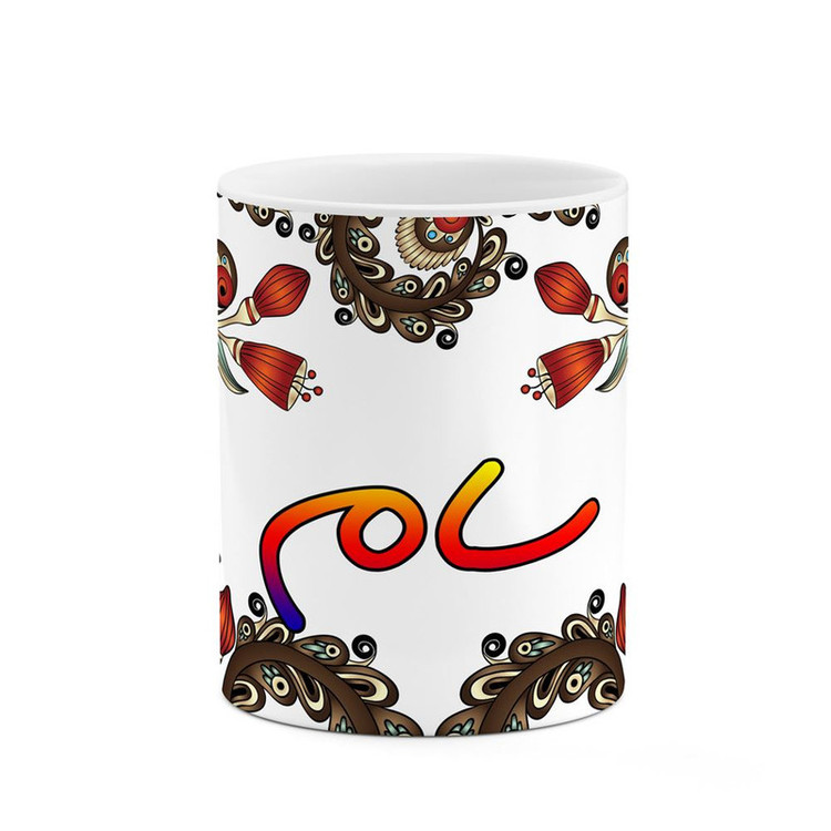 ماگ ( جعبه کادویی رایگان) اسم سام سنتی گل و بته کد mgh45508