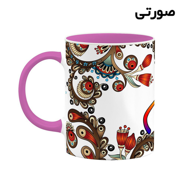ماگ ( جعبه کادویی رایگان) اسم سام سنتی گل و بته کد mgh45508