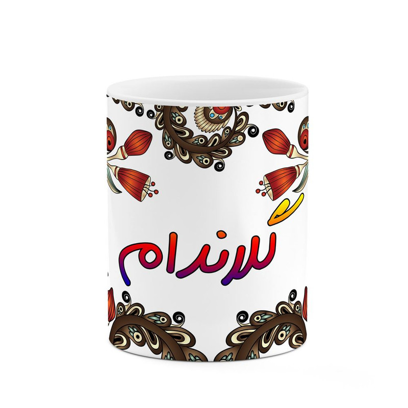 ماگ ( جعبه کادویی رایگان)    اسم گلاندام  سنتی گل و بته کد mgh46740