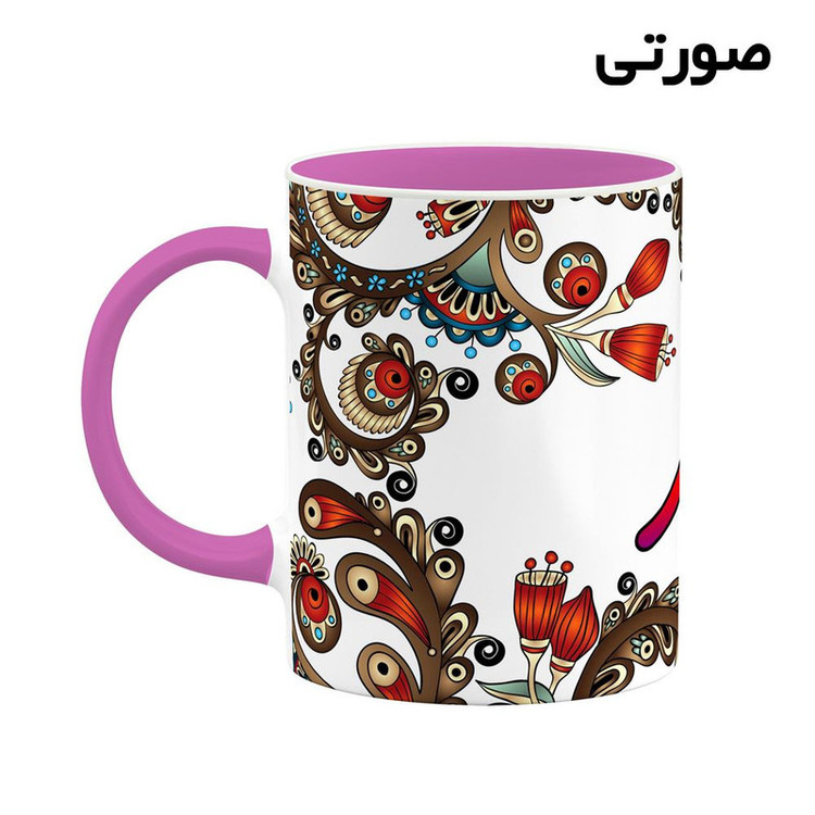 ماگ ( جعبه کادویی رایگان) اسم امید سنتی گل و بته کد mgh43774