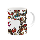 ماگ ( جعبه کادویی رایگان) اسم ناوک سنتی گل و بته کد mgh47972