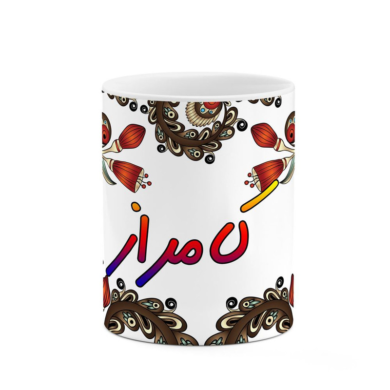 ماگ ( جعبه کادویی رایگان)    اسم کامراز  سنتی گل و بته کد mgh46546