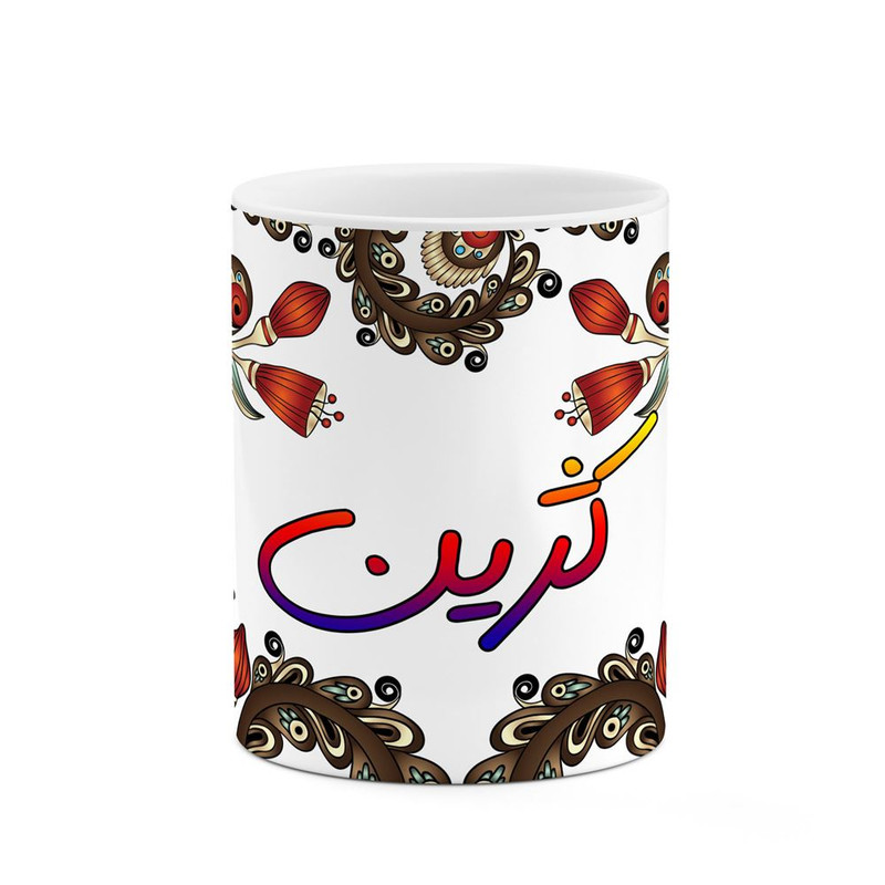 ماگ ( جعبه کادویی رایگان)    اسم کژین  سنتی گل و بته کد mgh46586