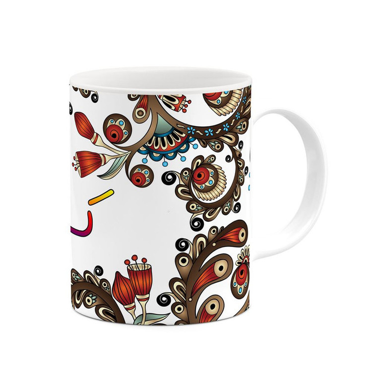 ماگ ( جعبه کادویی رایگان) اسم کسایون سنتی گل و بته کد mgh46587