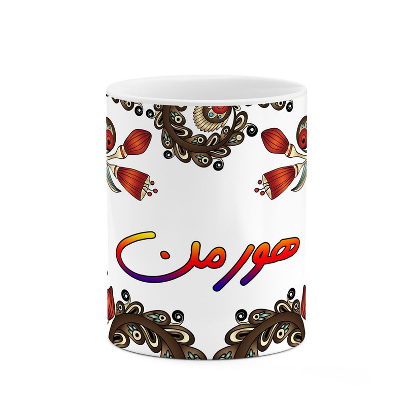 ماگ ( جعبه کادویی رایگان)    اسم هورمن  سنتی گل و بته کد mgh48307