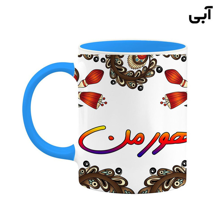 ماگ ( جعبه کادویی رایگان) اسم هورمن سنتی گل و بته کد mgh48307