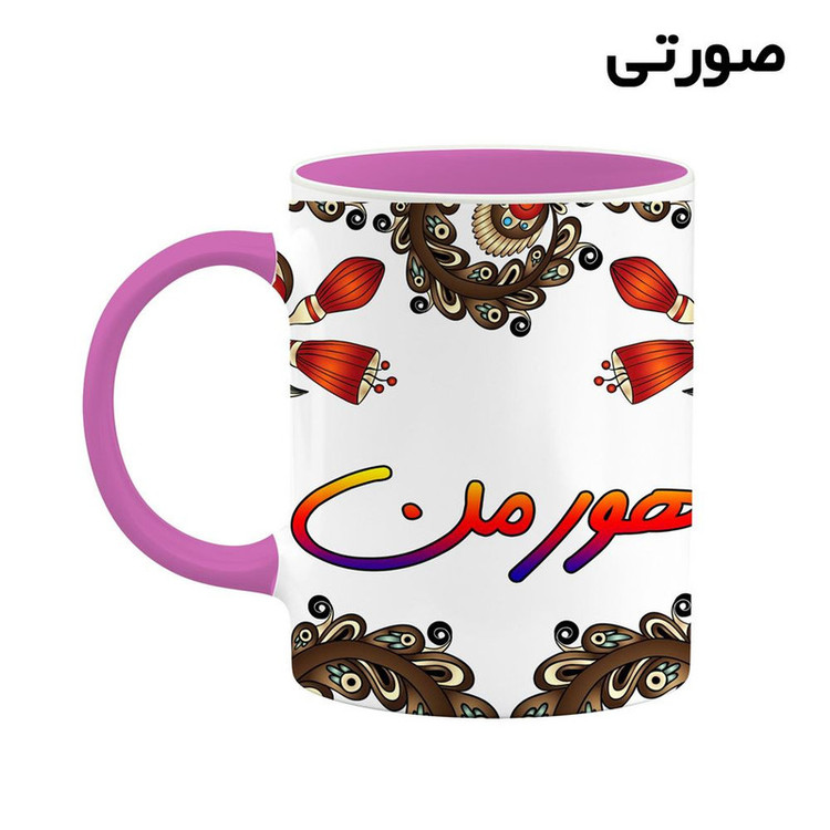 ماگ ( جعبه کادویی رایگان) اسم هورمن سنتی گل و بته کد mgh48307