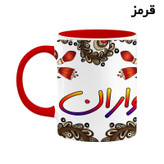 ماگ ( جعبه کادویی رایگان) اسم واران سنتی گل و بته کد mgh48364