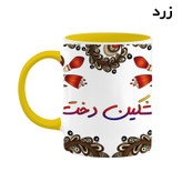 ماگ ( جعبه کادویی رایگان) اسم مشکین_دخت سنتی گل و بته کد mgh47575