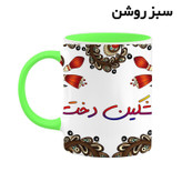 ماگ ( جعبه کادویی رایگان) اسم مشکین_دخت سنتی گل و بته کد mgh47575