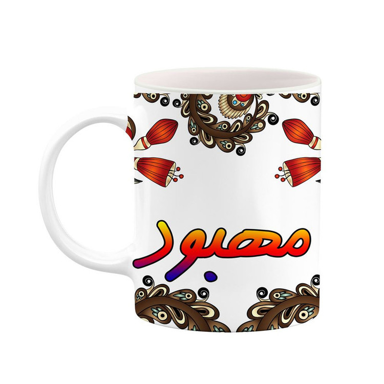 ماگ ( جعبه کادویی رایگان) اسم مهبود سنتی گل و بته کد mgh47666