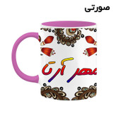 ماگ ( جعبه کادویی رایگان) اسم مهر_آرتا سنتی گل و بته کد mgh47696