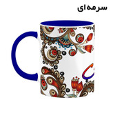 ماگ ( جعبه کادویی رایگان) اسم ماهنی سنتی گل و بته کد mgh47063