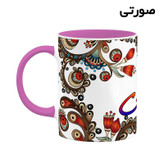 ماگ ( جعبه کادویی رایگان) اسم ماهنی سنتی گل و بته کد mgh47063