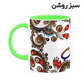 ماگ ( جعبه کادویی رایگان) اسم ماهنی سنتی گل و بته کد mgh47063