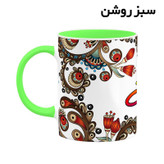 ماگ ( جعبه کادویی رایگان) اسم محبت سنتی گل و بته کد mgh47109