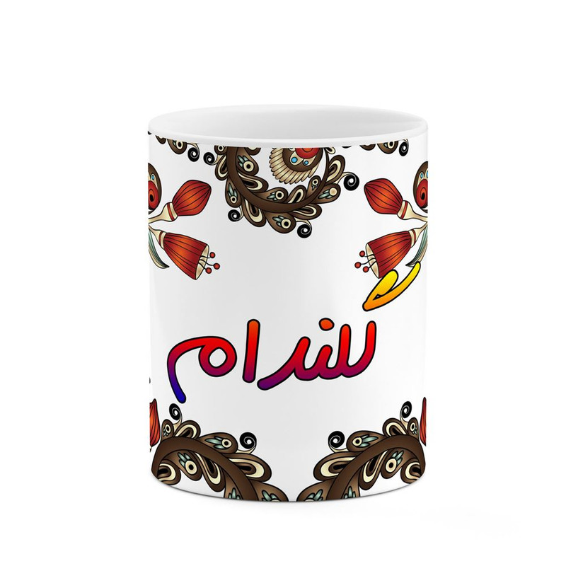 ماگ ( جعبه کادویی رایگان)    اسم گلندام  سنتی گل و بته کد mgh46821