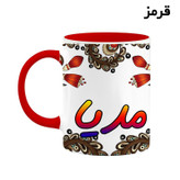 ماگ ( جعبه کادویی رایگان) اسم مدیا سنتی گل و بته کد mgh47512