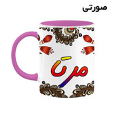 ماگ ( جعبه کادویی رایگان) اسم مرتا سنتی گل و بته کد mgh47521