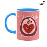 ماگ ( جعبه کادویی رایگان) اسم گل پیرا قلب کد mgn18563