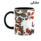 ماگ ( جعبه کادویی رایگان) اسم آماندا سنتی گل و بته کد mgh43759