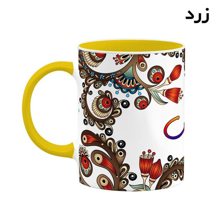 ماگ ( جعبه کادویی رایگان) اسم آمستریس سنتی گل و بته کد mgh43765