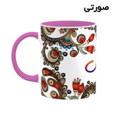 ماگ ( جعبه کادویی رایگان) اسم آمستریس سنتی گل و بته کد mgh43765