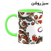 ماگ ( جعبه کادویی رایگان) اسم آمستریس سنتی گل و بته کد mgh43765