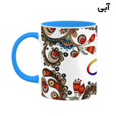 ماگ ( جعبه کادویی رایگان) اسم امیتیس سنتی گل و بته کد mgh43772