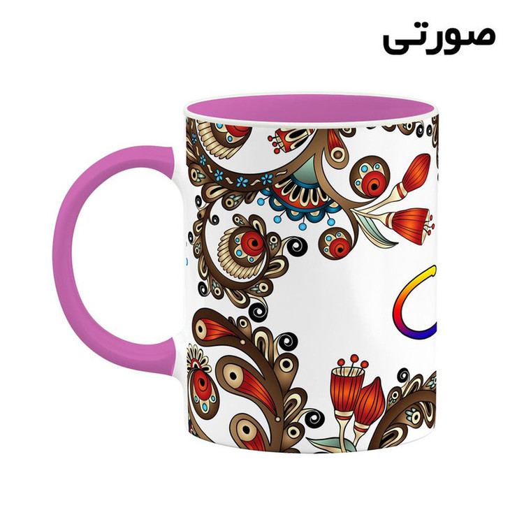 ماگ ( جعبه کادویی رایگان) اسم امیتیس سنتی گل و بته کد mgh43772